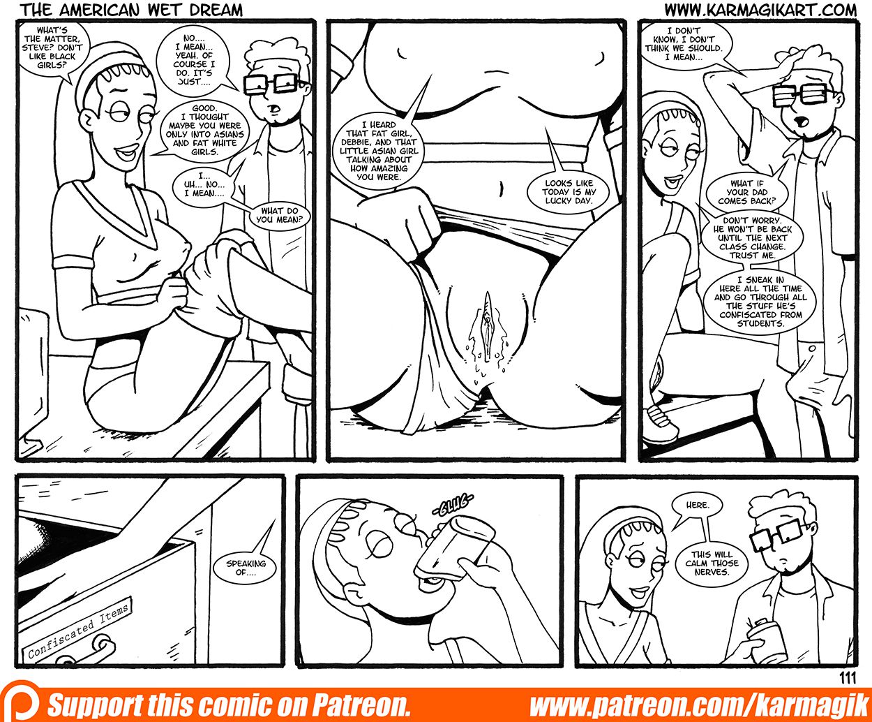 The American Wet Dream (American Dad!) [Karmagik] The American Wet Dream - No Color - (American Dad!) [Karmagik] – page 111