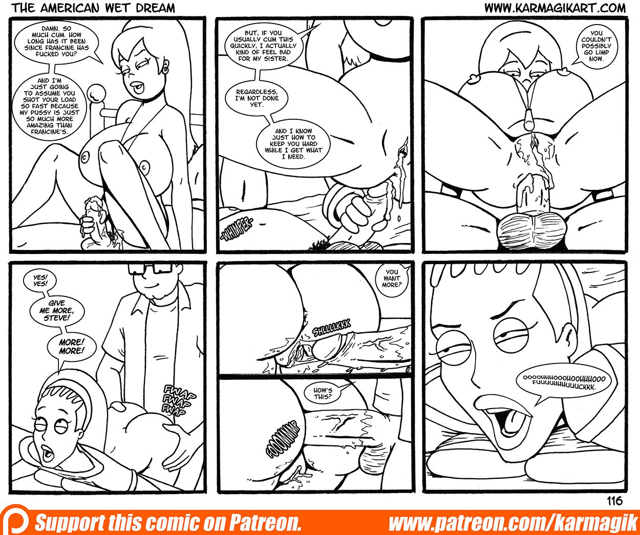 The American Wet Dream (American Dad!) [Karmagik] The American Wet Dream - No Color - (American Dad!) [Karmagik] – page 116