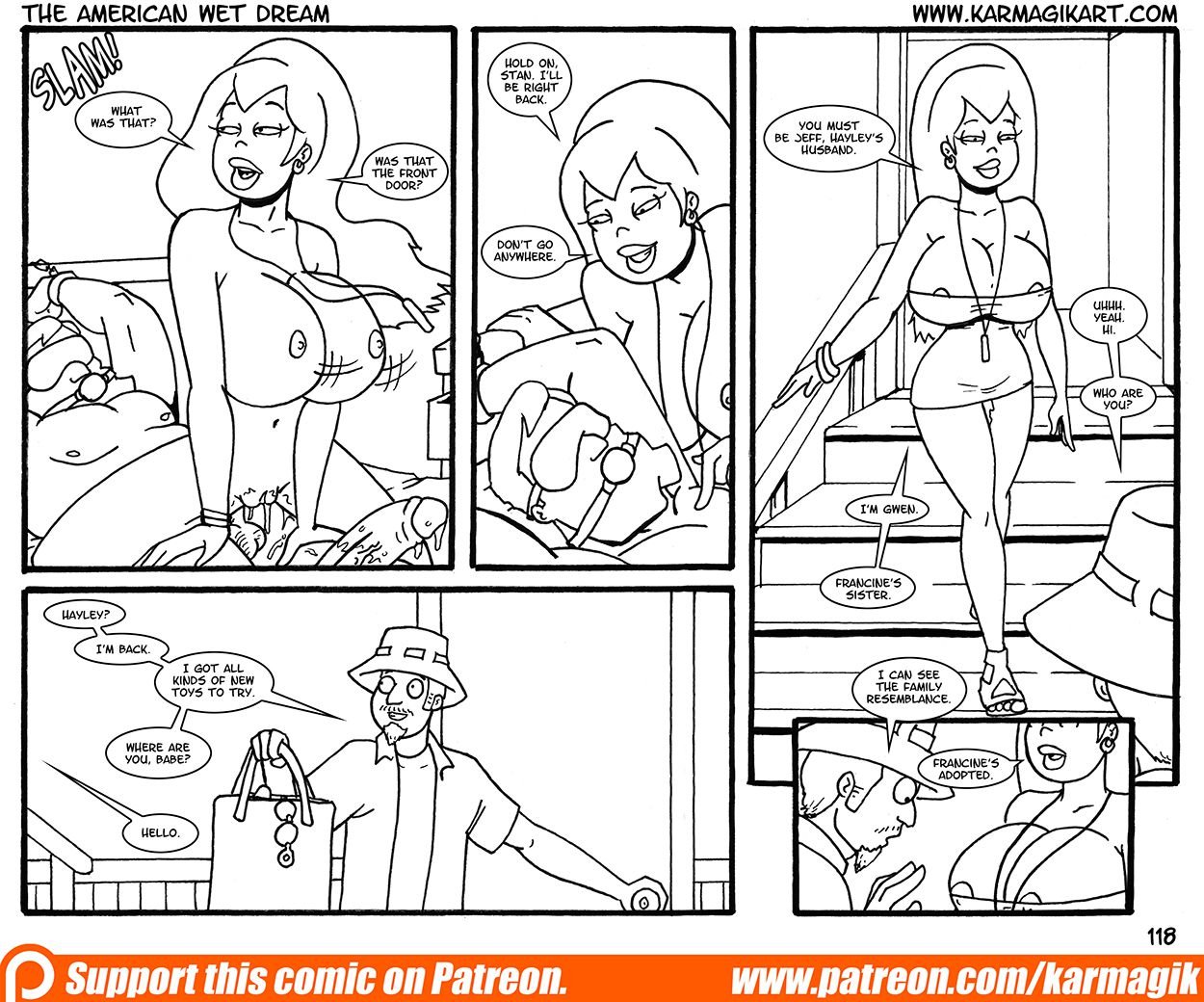 The American Wet Dream (American Dad!) [Karmagik] The American Wet Dream - No Color - (American Dad!) [Karmagik] – page 118