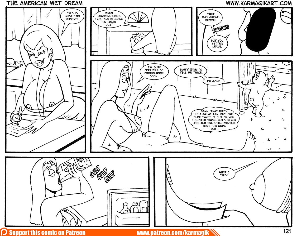 The American Wet Dream (American Dad!) [Karmagik] The American Wet Dream - No Color - (American Dad!) [Karmagik] – page 121