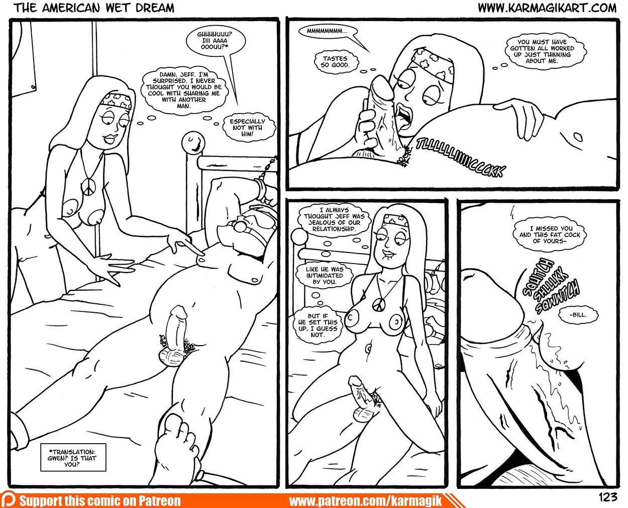 The American Wet Dream (American Dad!) [Karmagik] The American Wet Dream - No Color - (American Dad!) [Karmagik] – page 123
