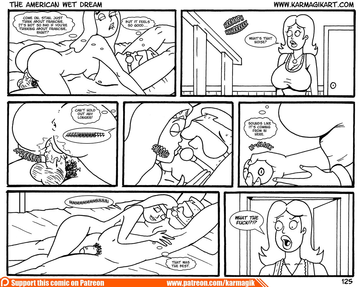 The American Wet Dream (American Dad!) [Karmagik] The American Wet Dream - No Color - (American Dad!) [Karmagik] – page 125