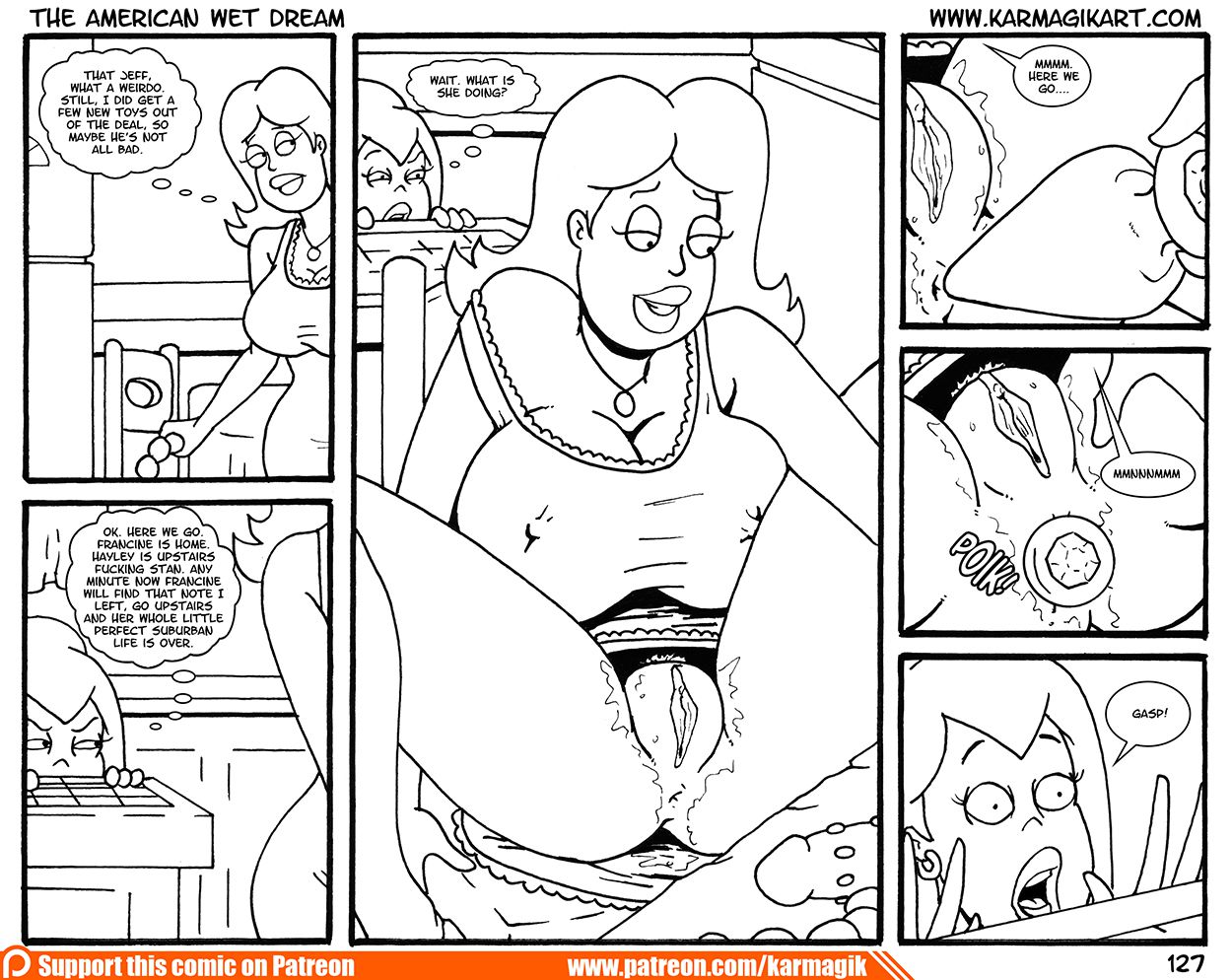 The American Wet Dream (American Dad!) [Karmagik] The American Wet Dream - No Color - (American Dad!) [Karmagik] – page 127