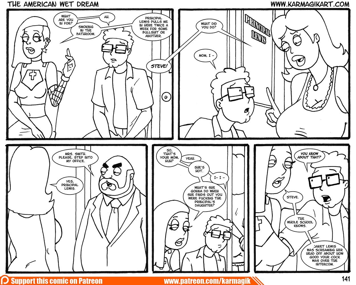 The American Wet Dream (American Dad!) [Karmagik] The American Wet Dream - No Color - (American Dad!) [Karmagik] – page 141