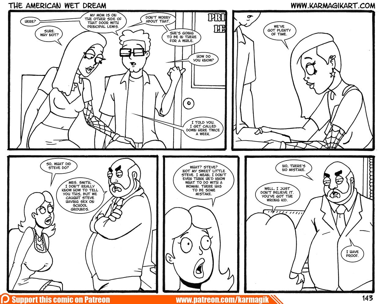 The American Wet Dream (American Dad!) [Karmagik] The American Wet Dream - No Color - (American Dad!) [Karmagik] – page 143