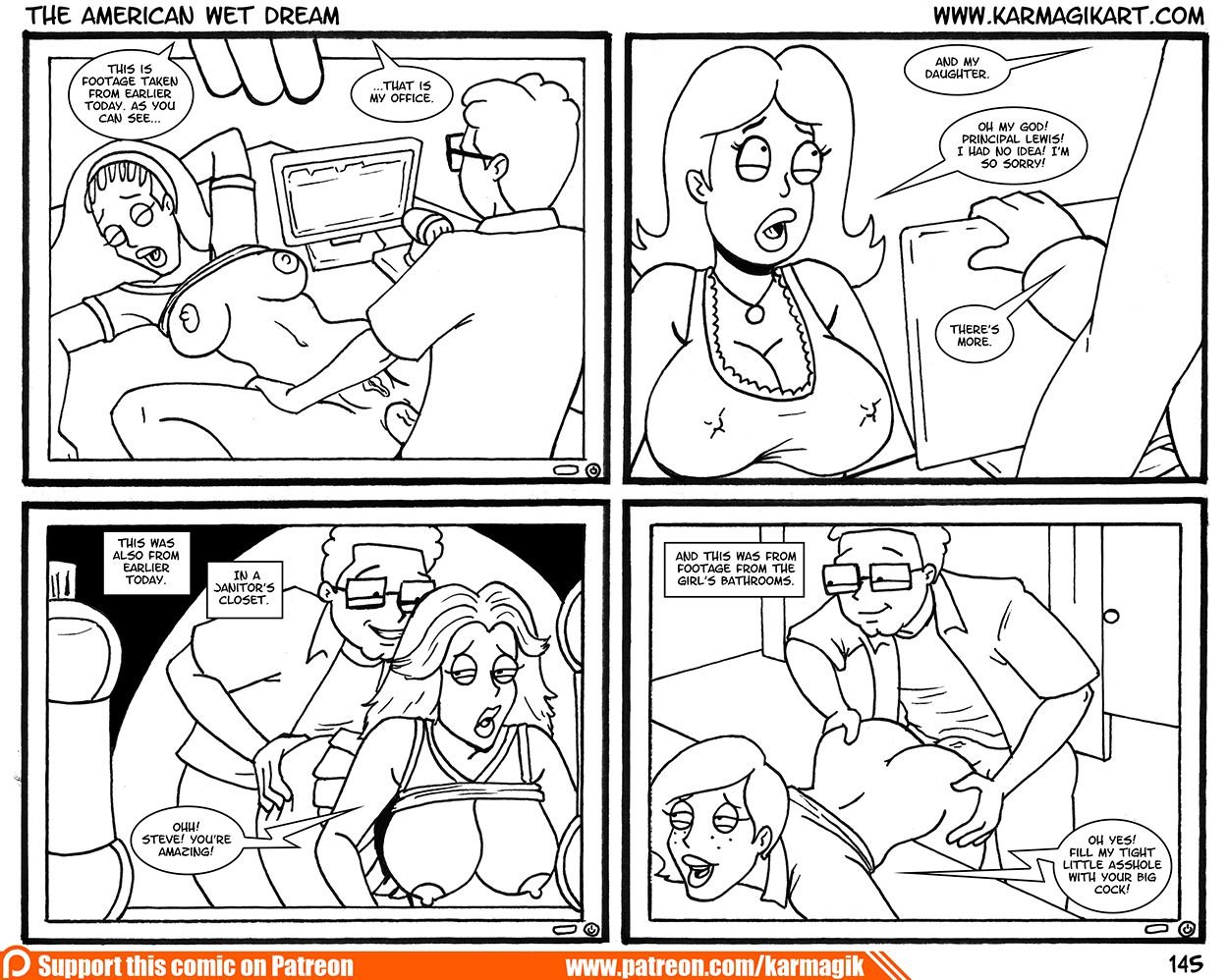 The American Wet Dream (American Dad!) [Karmagik] The American Wet Dream - No Color - (American Dad!) [Karmagik] – page 145