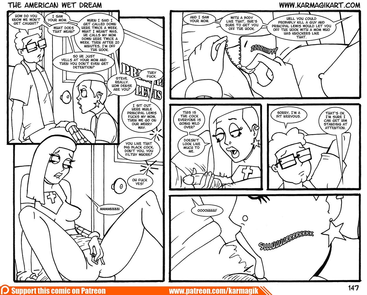 The American Wet Dream (American Dad!) [Karmagik] The American Wet Dream - No Color - (American Dad!) [Karmagik] – page 147