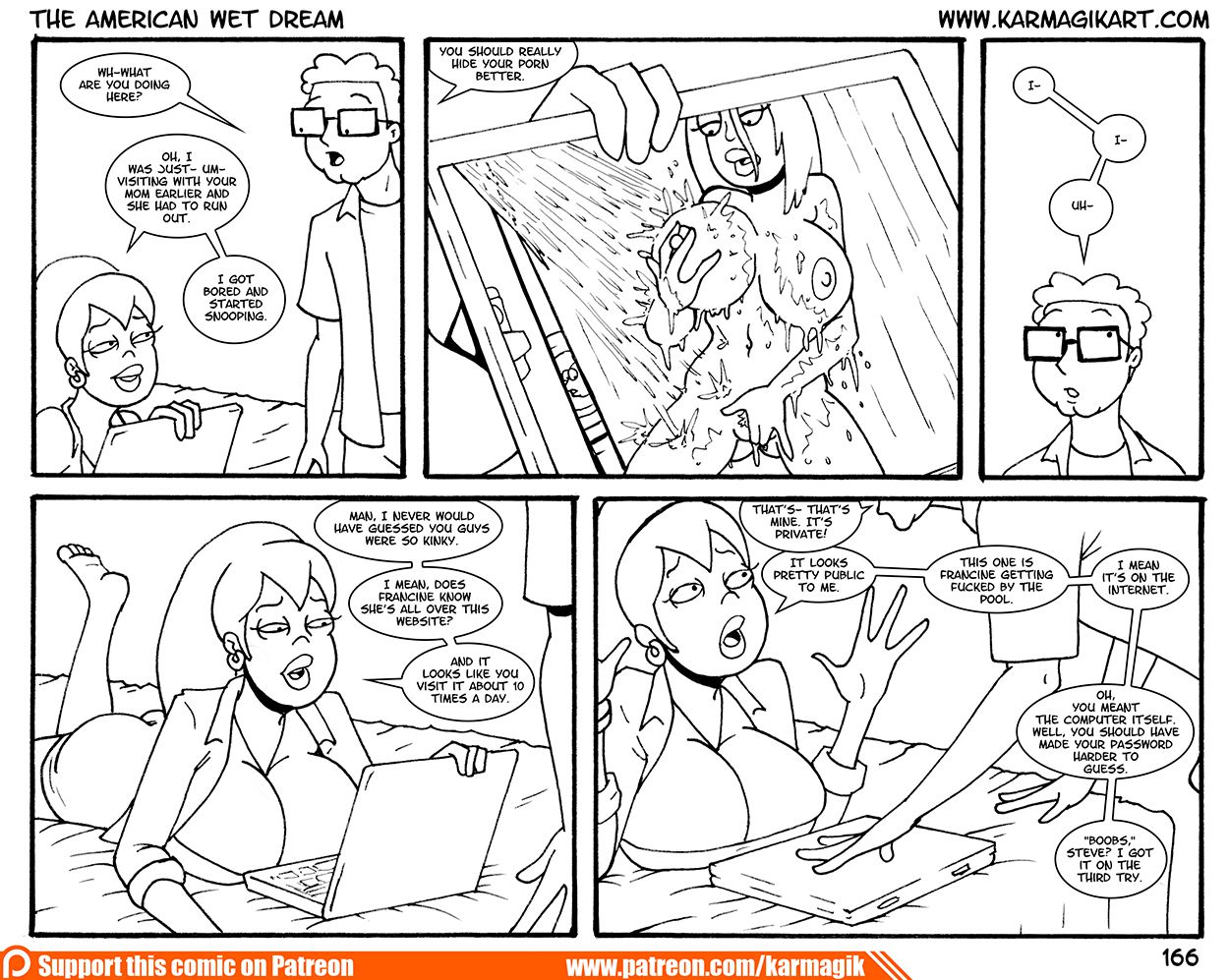 The American Wet Dream (American Dad!) [Karmagik] The American Wet Dream - No Color - (American Dad!) [Karmagik] – page 157