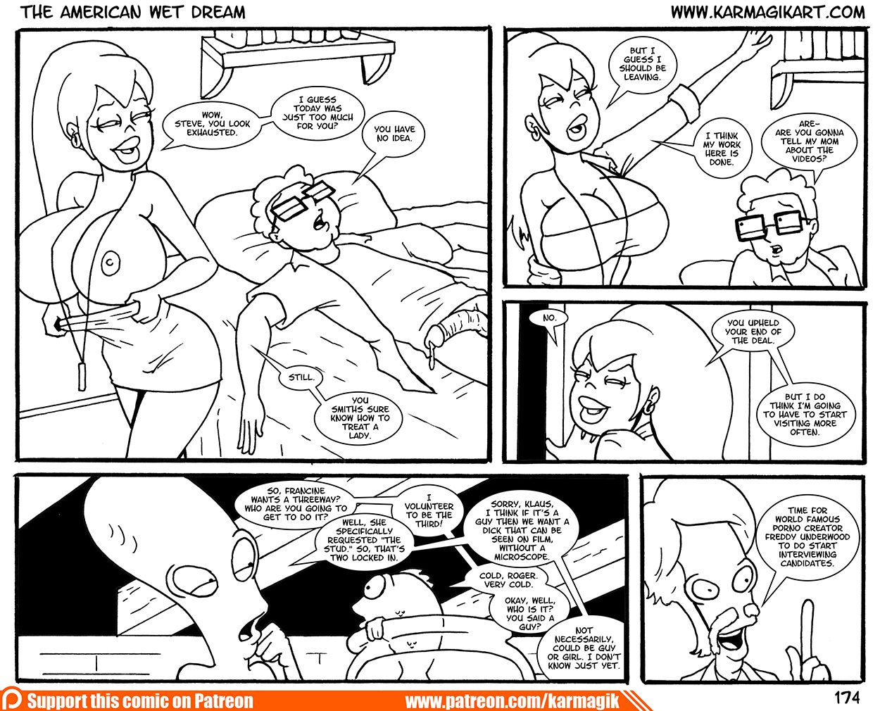 The American Wet Dream (American Dad!) [Karmagik] The American Wet Dream - No Color - (American Dad!) [Karmagik] – page 161