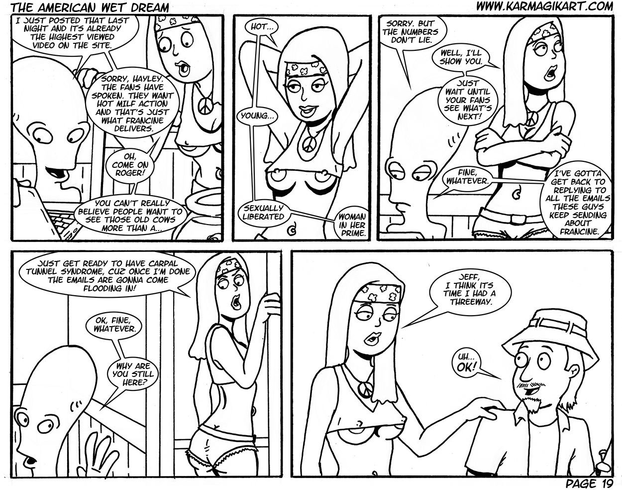 The American Wet Dream (American Dad!) [Karmagik] The American Wet Dream - No Color - (American Dad!) [Karmagik] – page 19