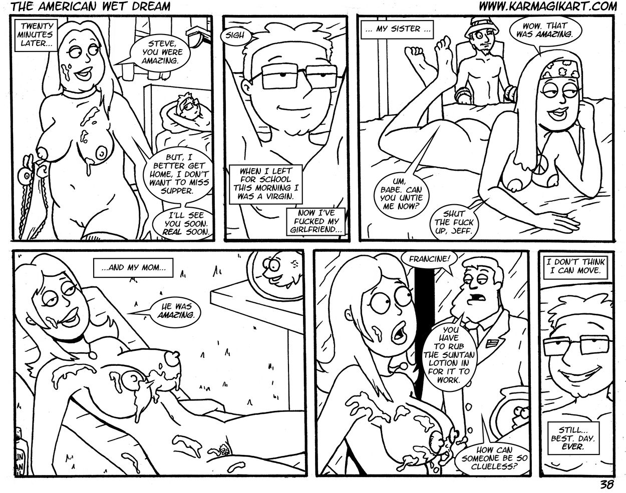 The American Wet Dream (American Dad!) [Karmagik] The American Wet Dream - No Color - (American Dad!) [Karmagik] – page 38