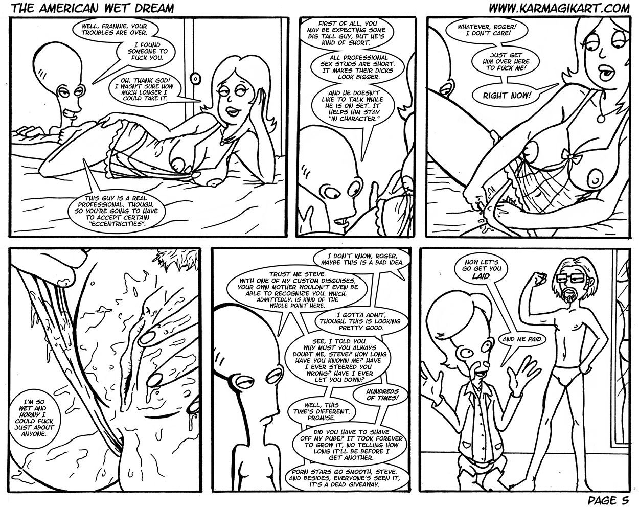 The American Wet Dream (American Dad!) [Karmagik] The American Wet Dream - No Color - (American Dad!) [Karmagik] – page 5