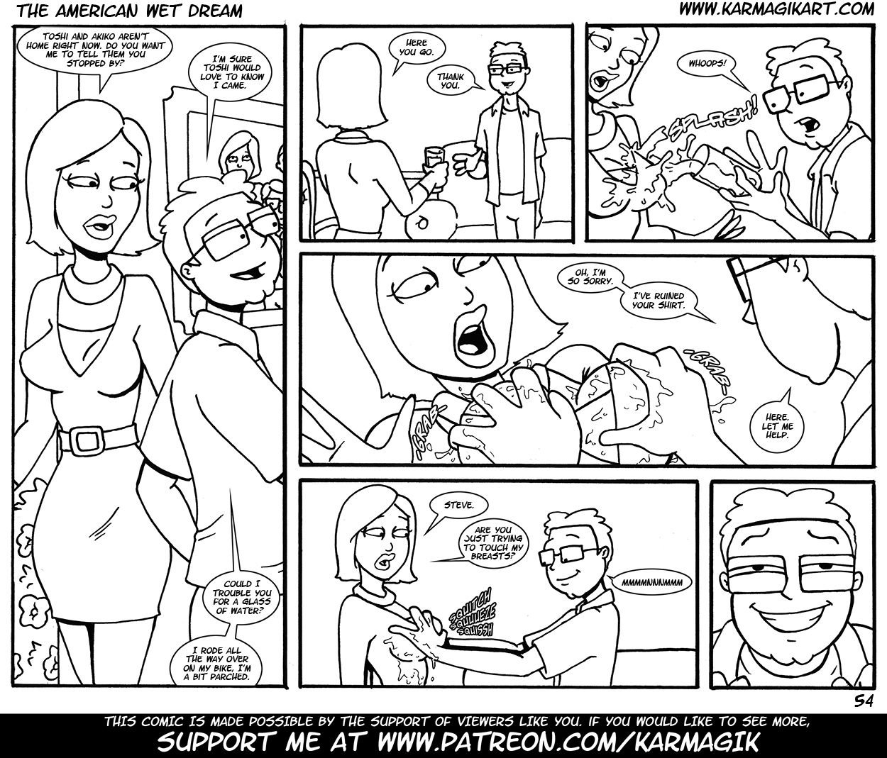 The American Wet Dream (American Dad!) [Karmagik] The American Wet Dream - No Color - (American Dad!) [Karmagik] – page 54