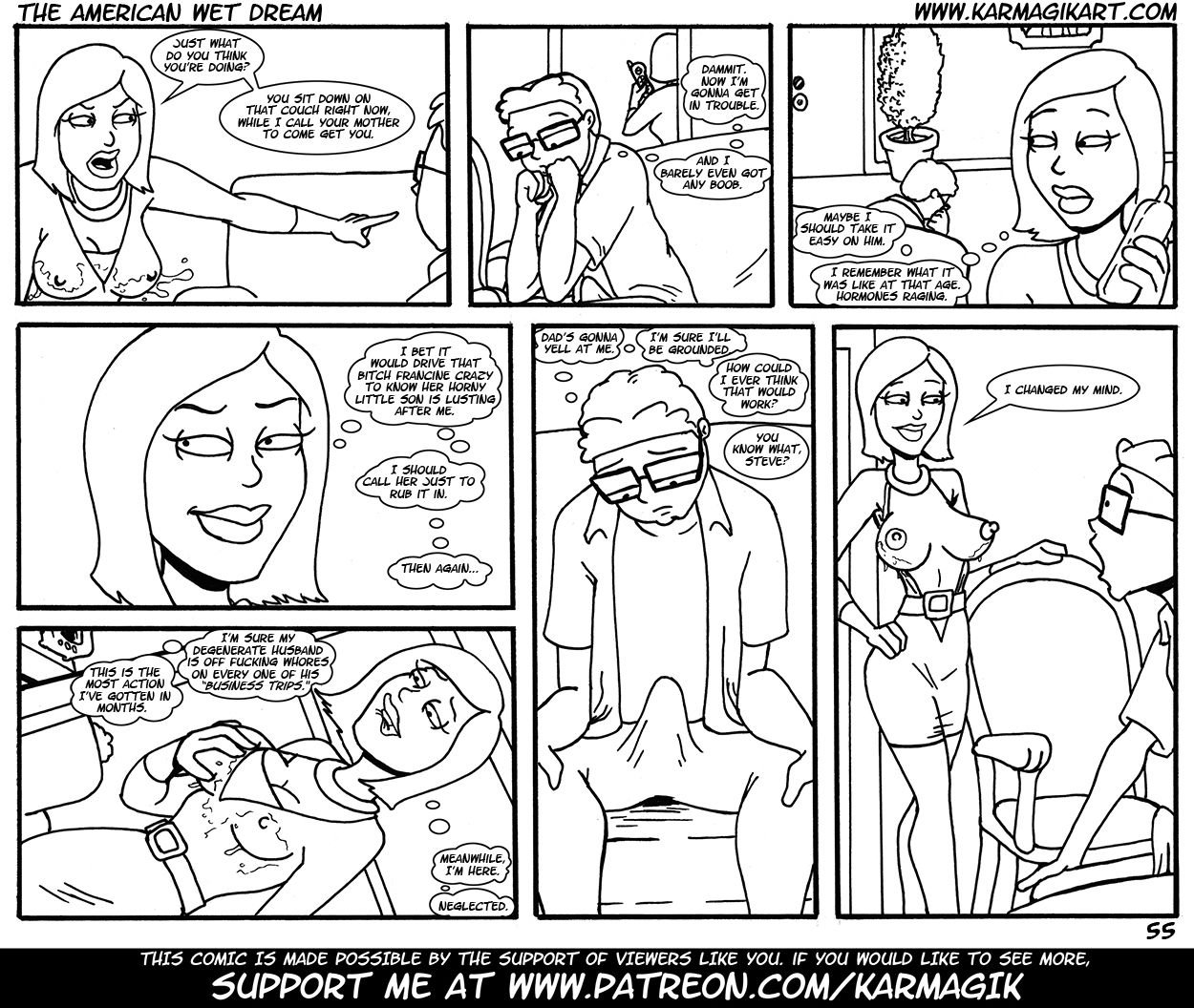 The American Wet Dream (American Dad!) [Karmagik] The American Wet Dream - No Color - (American Dad!) [Karmagik] – page 55