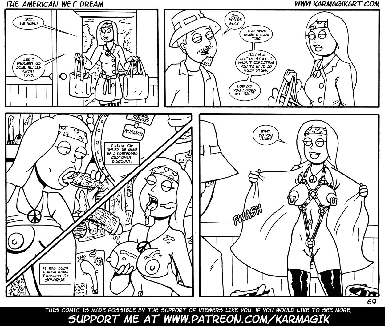 The American Wet Dream (American Dad!) [Karmagik] The American Wet Dream - No Color - (American Dad!) [Karmagik] – page 69