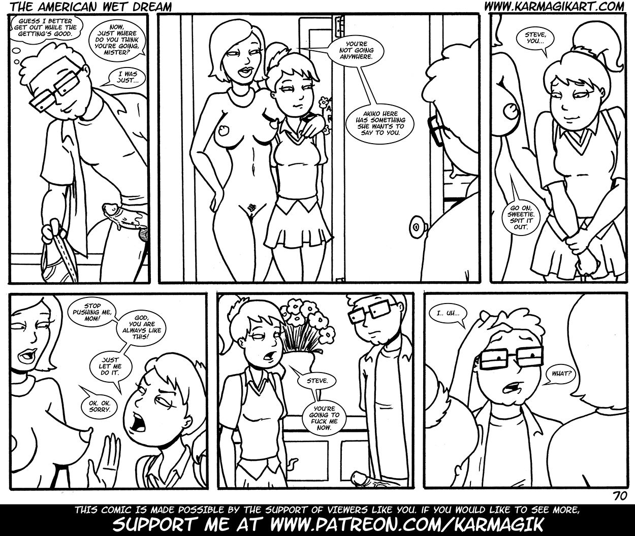 The American Wet Dream (American Dad!) [Karmagik] The American Wet Dream - No Color - (American Dad!) [Karmagik] – page 70