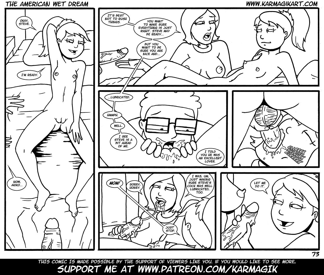 The American Wet Dream (American Dad!) [Karmagik] The American Wet Dream - No Color - (American Dad!) [Karmagik] – page 73