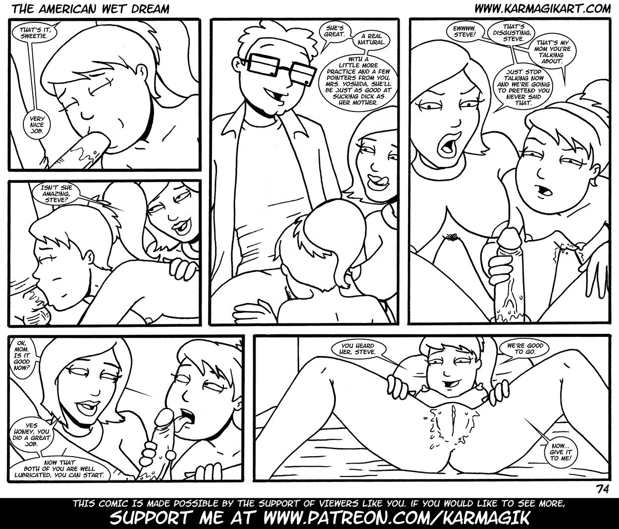 The American Wet Dream (American Dad!) [Karmagik] The American Wet Dream - No Color - (American Dad!) [Karmagik] – page 74