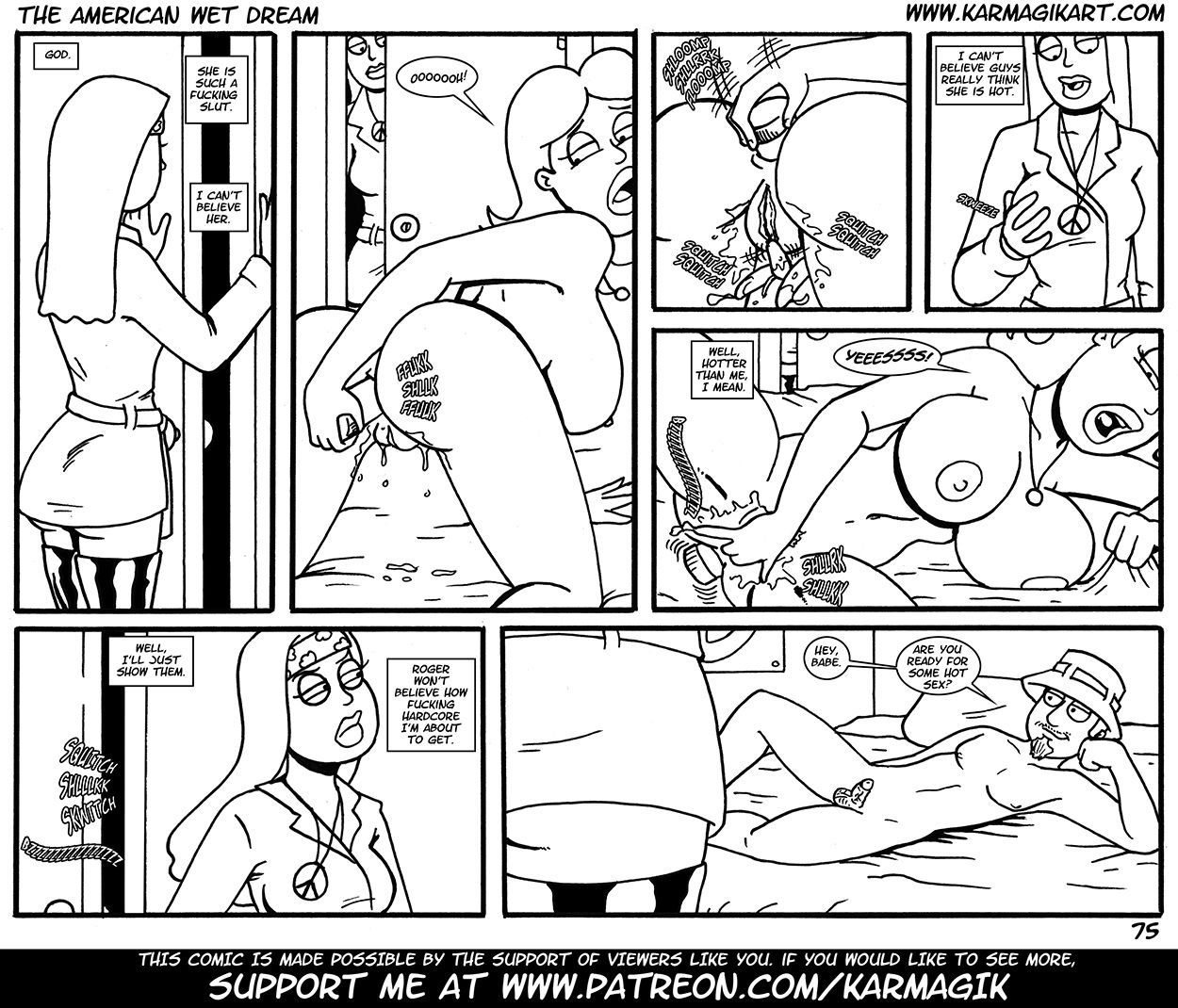 The American Wet Dream (American Dad!) [Karmagik] The American Wet Dream - No Color - (American Dad!) [Karmagik] – page 75