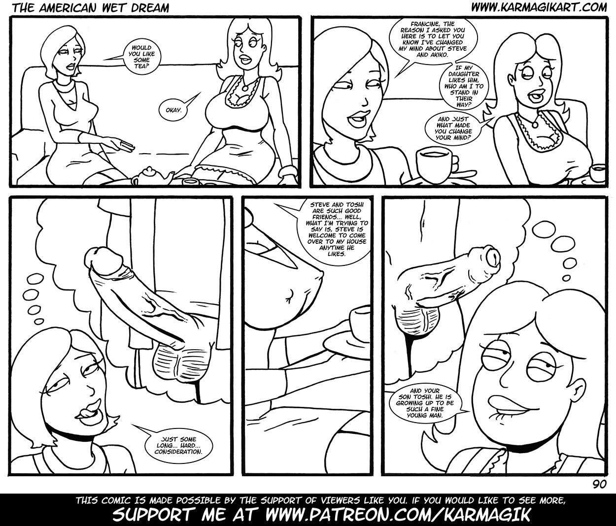 The American Wet Dream (American Dad!) [Karmagik] The American Wet Dream - No Color - (American Dad!) [Karmagik] – page 90