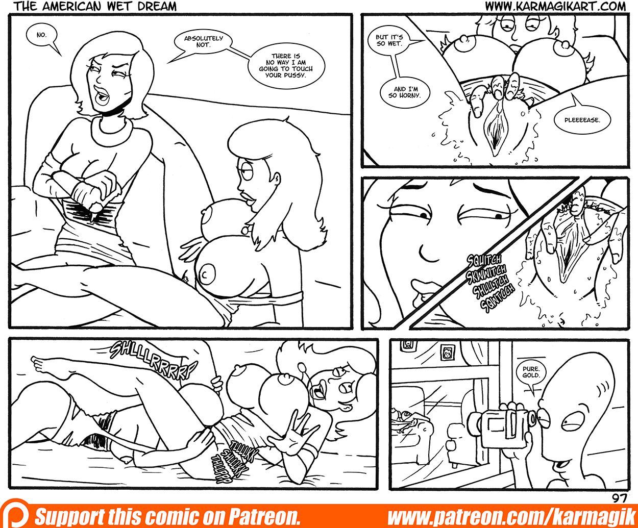 The American Wet Dream (American Dad!) [Karmagik] The American Wet Dream - No Color - (American Dad!) [Karmagik] – page 97