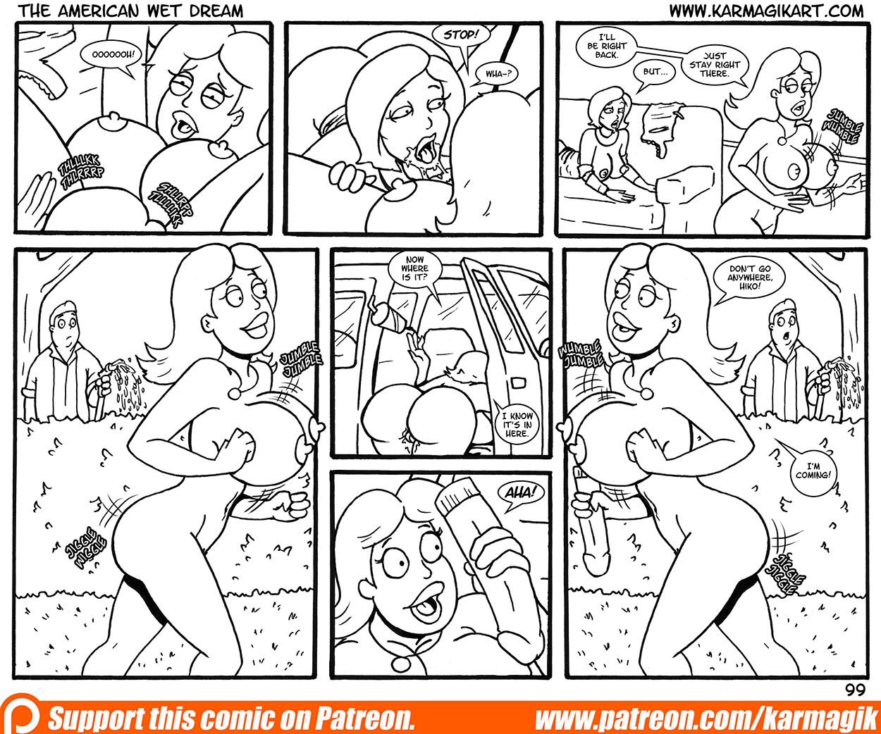 The American Wet Dream (American Dad!) [Karmagik] The American Wet Dream - No Color - (American Dad!) [Karmagik] – page 99