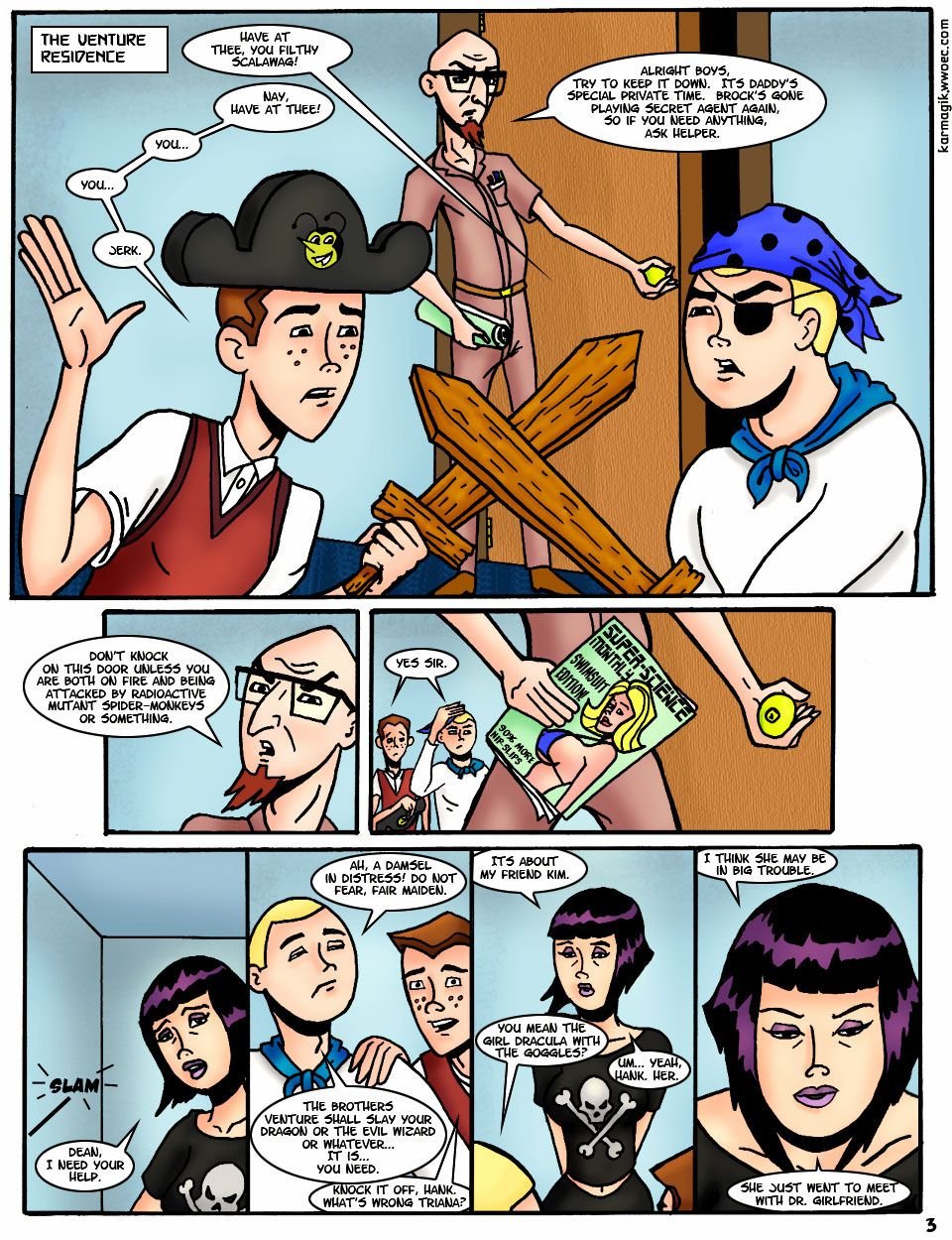 Villainess Intentions (The Venture Bros.) [Karmagik] 2.5 . Villainess Intentions - Chapter 2 - Colored (The Venture Bros.) [Karmagik] – page 4