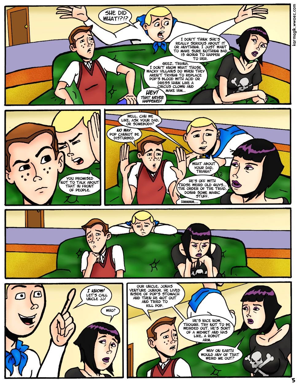 Villainess Intentions (The Venture Bros.) [Karmagik] 2.5 . Villainess Intentions - Chapter 2 - Colored (The Venture Bros.) [Karmagik] – page 6
