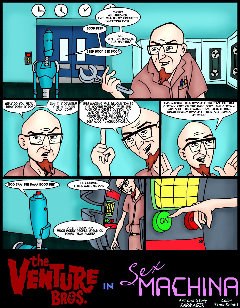 Villainess Intentions (The Venture Bros.) [Karmagik] 1.5 . Sex Machina - Chapter 1 - Colored – page 1