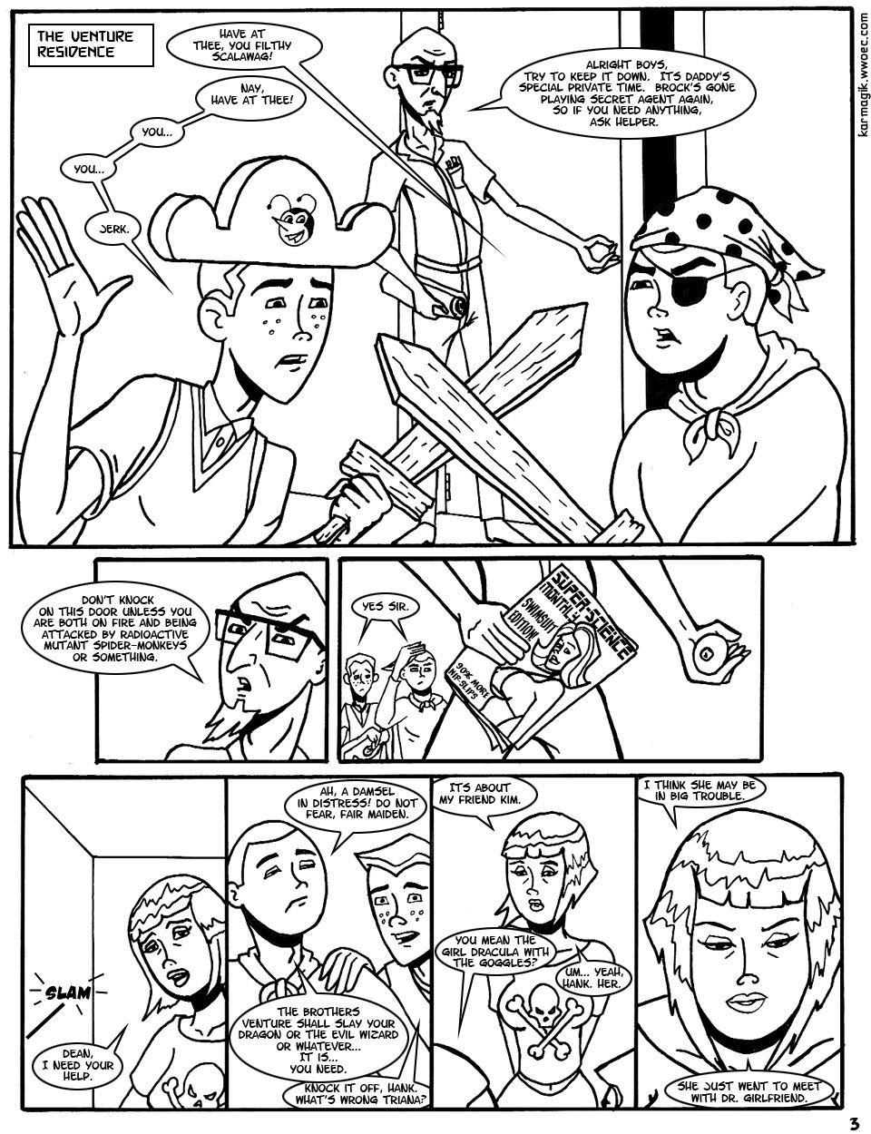 Villainess Intentions (The Venture Bros.) [Karmagik] 2 . Villainess Intentions  - Chapter 2 (The Venture Bros.) [Karmagik] – page 4