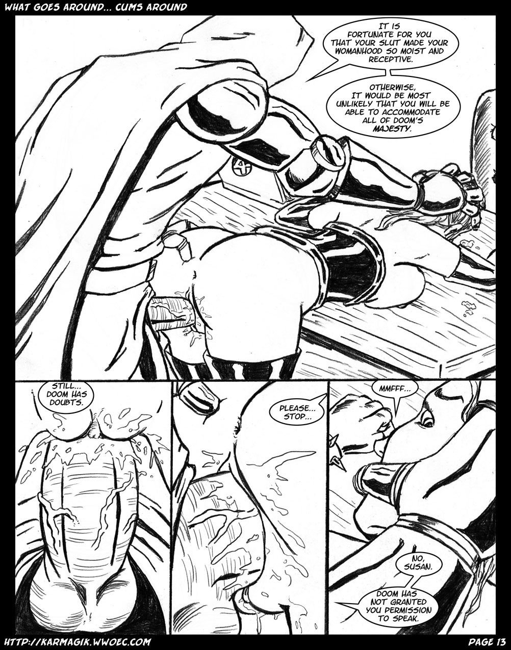 What Goes Around… Cums Around (Various) [Karmagik] 1 . What Goes Around... Cums Around - Chapter 1 (Various) [Karmagik] – page 13