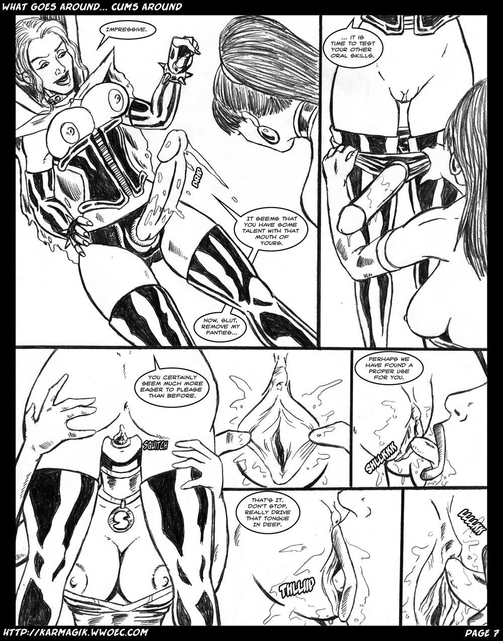 What Goes Around… Cums Around (Various) [Karmagik] 1 . What Goes Around... Cums Around - Chapter 1 (Various) [Karmagik] – page 7