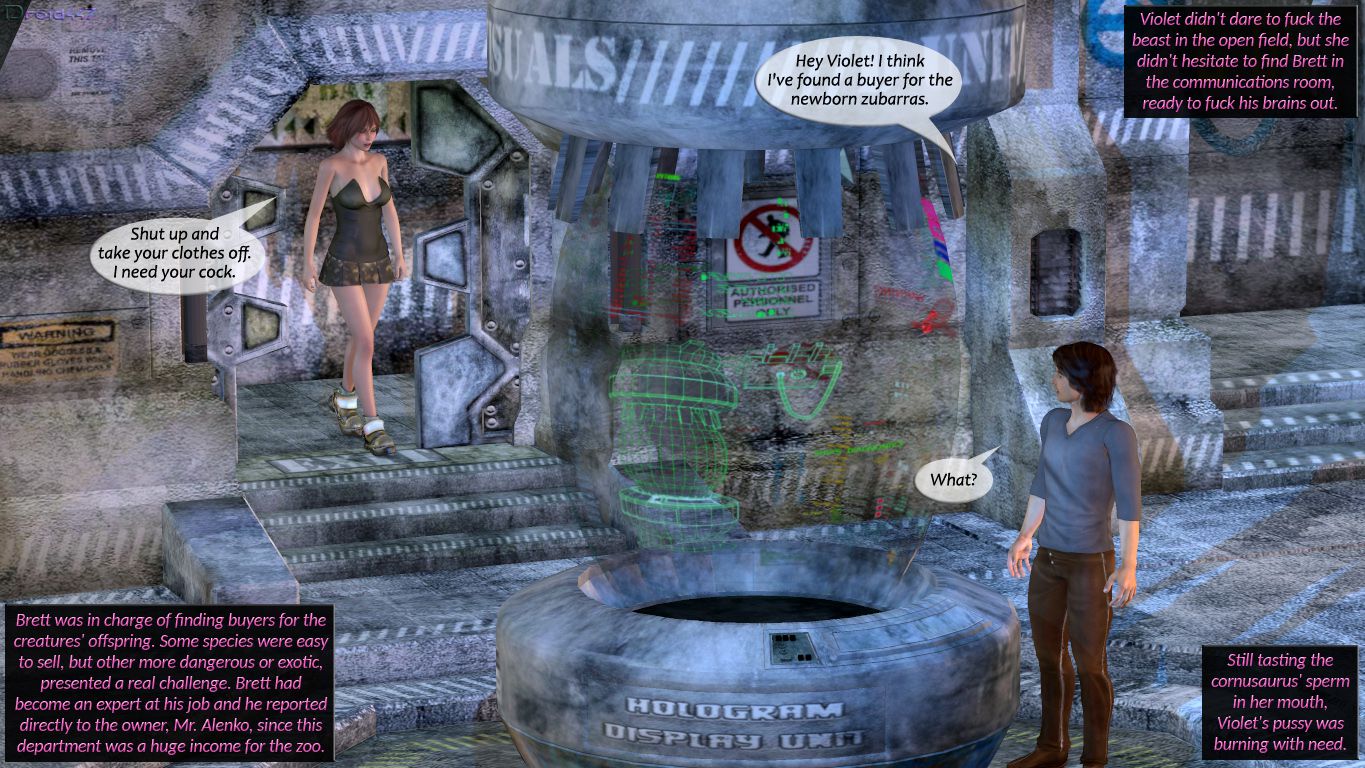Space Zoo [3DMonsterStories , Droid447] 1 . Space Zoo  - Chapter 1 [3DMonsterStories , Droid447] – page 77