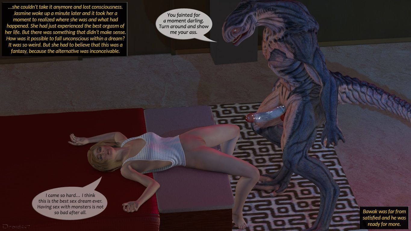 Jasmine’s Ordeal [3DMonsterStories] 1 . Jasmine's Ordeal  - Chapter 1 [3DMonsterStories] – page 11