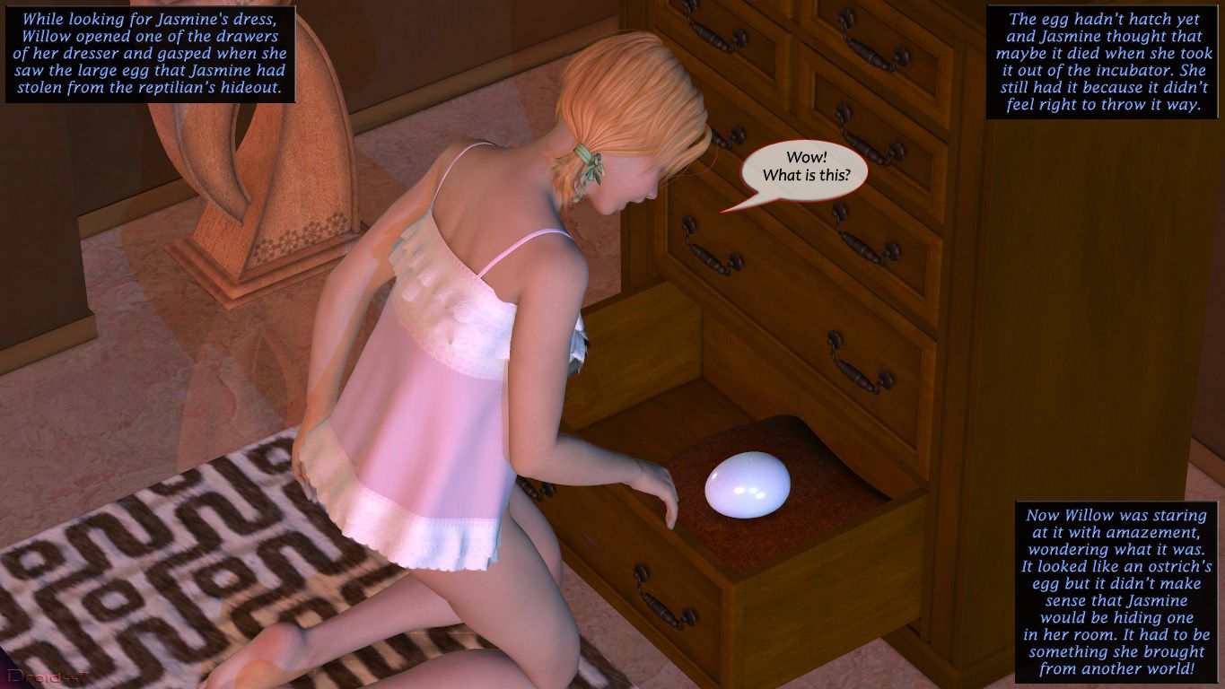 Jasmine’s Ordeal [3DMonsterStories] 2 . Willow's Egg - Chapter 2 [3DMonsterStories] – page 3