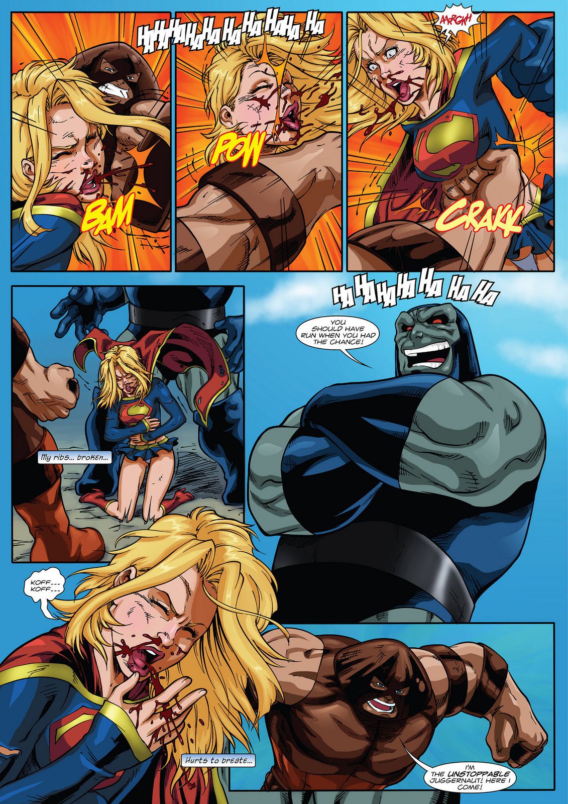 Supergirl’s Last Stand (Justice League) [R_EX] 1 . Supergirl's Last Stand - Chapter 1 (Justice League) [R_EX] – page 8