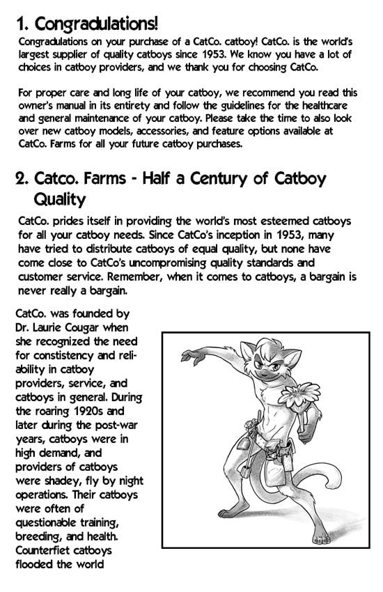 The Catboy Servant Owner’s Manual [Jay Naylor] 1 . The Catboy Servant Owner's Manual  - Chapter 1 [Jay Naylor] – page 3