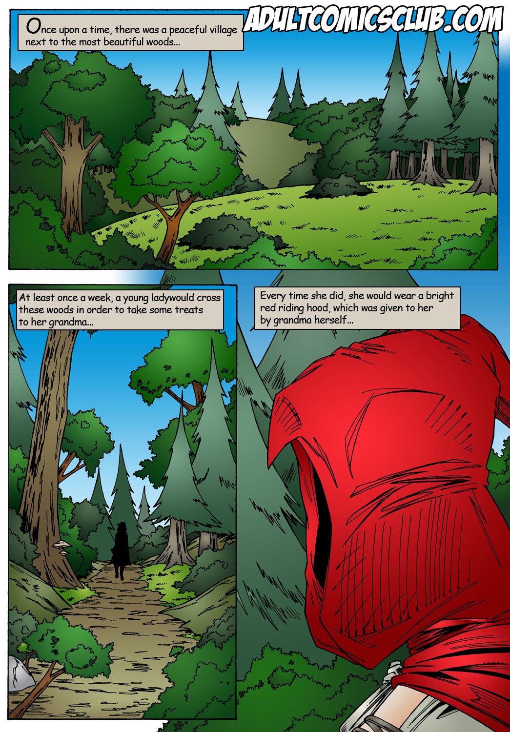 Red Riding Hood (Red Riding Hood) [AdultComicsClub] 1 . Red Riding Hood - Chapter 1 (Red Riding Hood) [AdultComicsClub] – page 1