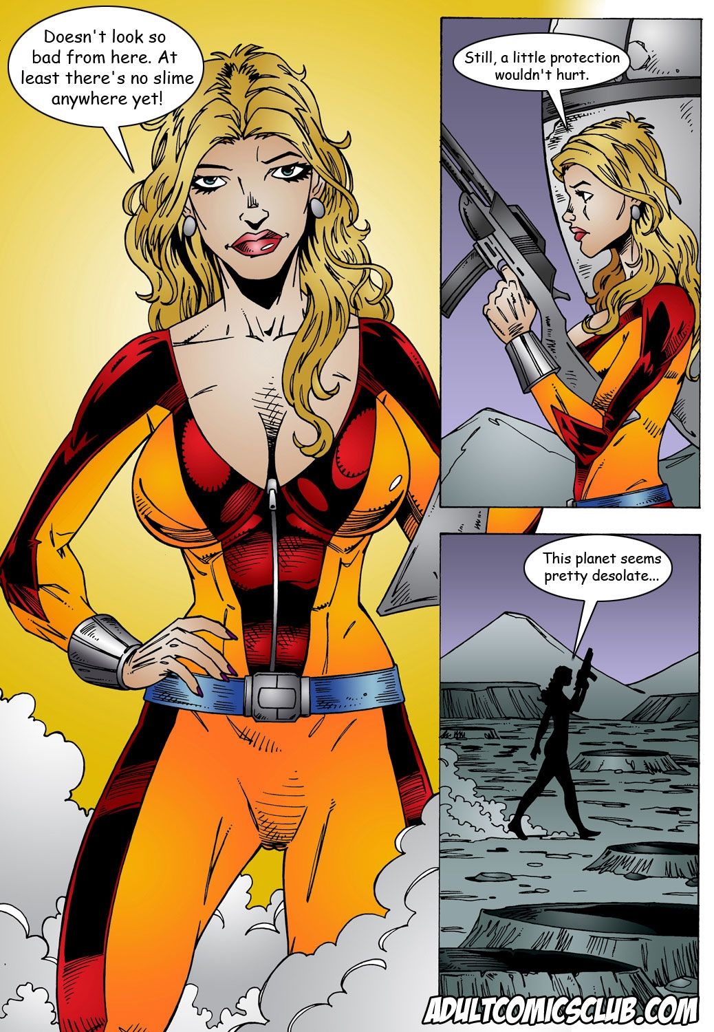 Lorna Space Encounter [AdultComicsClub] 1 . Lorna Space Encounter - Chapter 1 [AdultComicsClub] – page 5