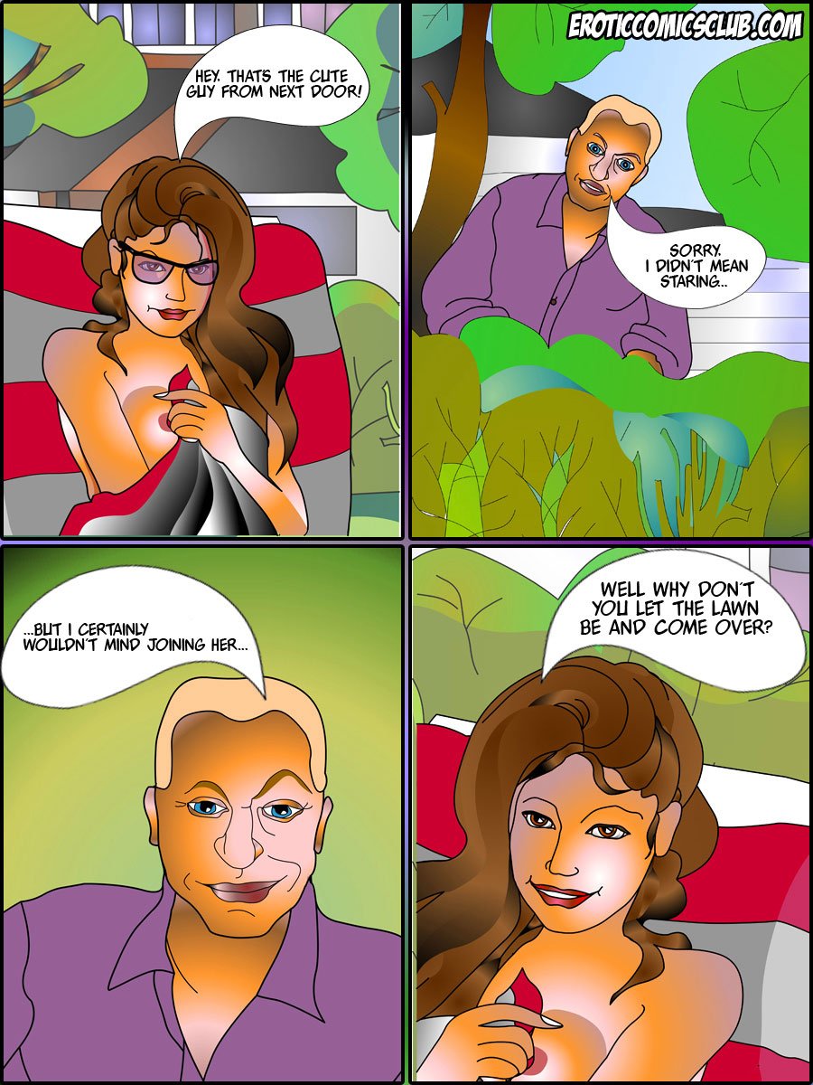 Lucky Neighbor [AdultComicsClub] 1 . Lucky Neighbor - Chapter 1 [AdultComicsClub] – page 4