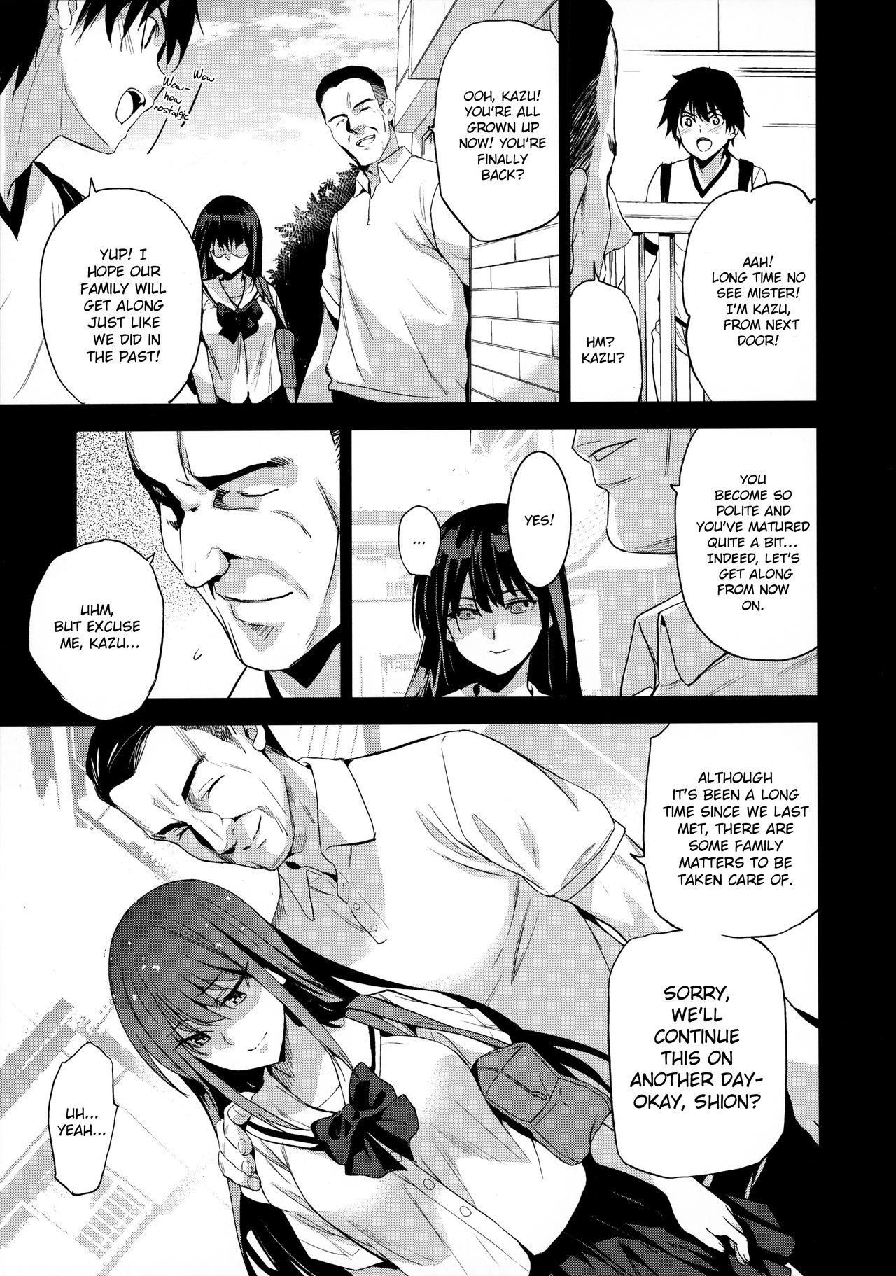 Otonari no Nie [Inue Shinsuke] 1 . Otonari no Nie - Chapter 1  - Saikai Shita Osananajimi no Ie de Okita Koto [Inue Shinsuke] – page 8