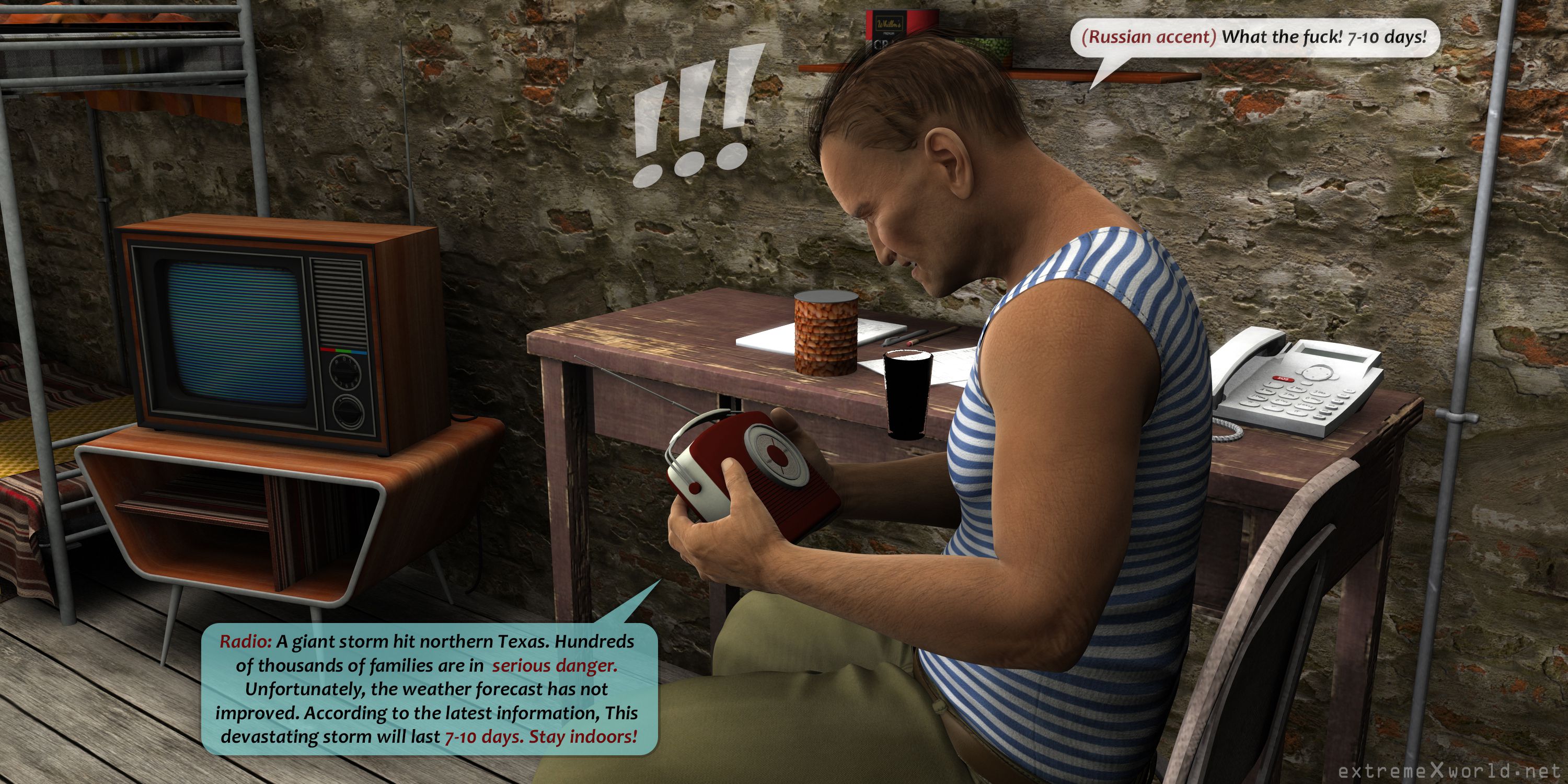 Tornado Shelter [ExtremeXWorld] 1 . Tornado Shelter - Chapter 1 [ExtremeXWorld] – page 6
