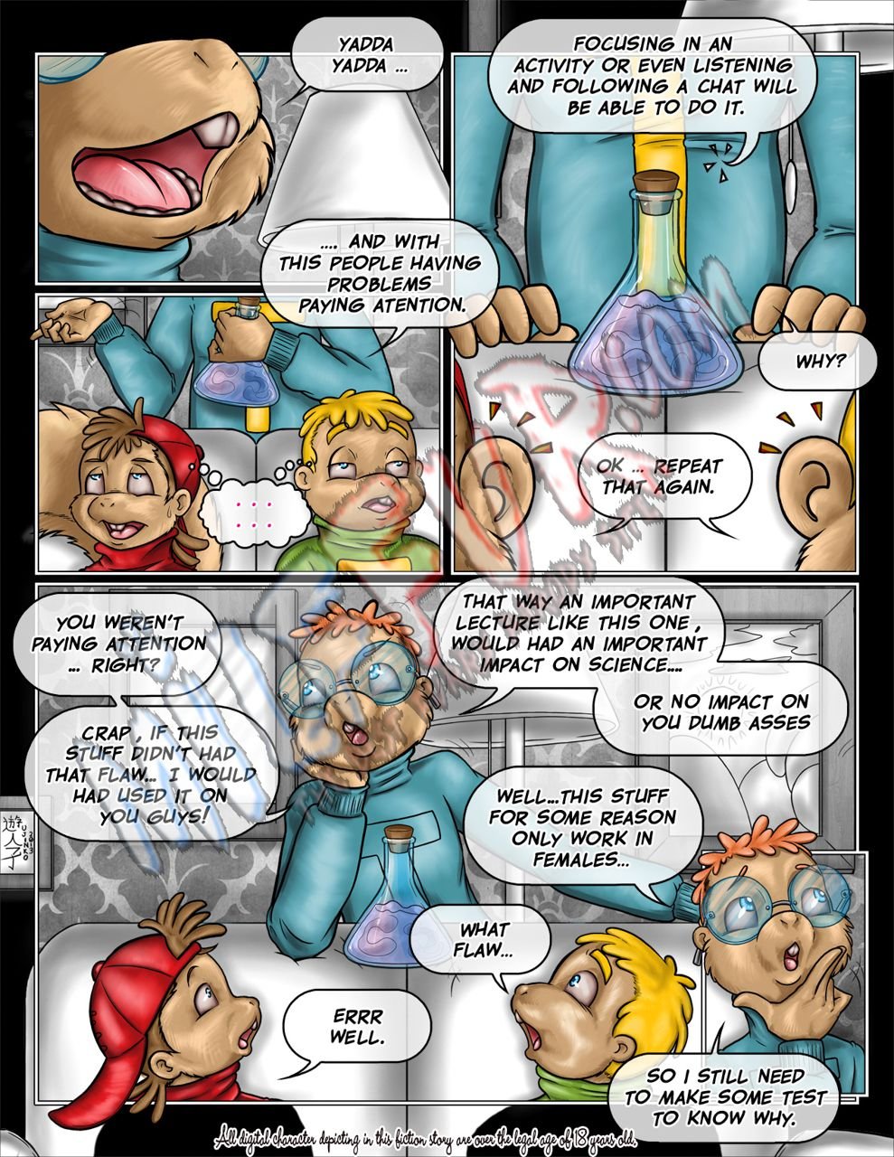 Melvin And The Chips (Alvin And The Chipmunks) [MILFFur] 1 . Melvin And The Chips - Chapter 1 (Alvin And The Chipmunks) [MILFFur] – page 2