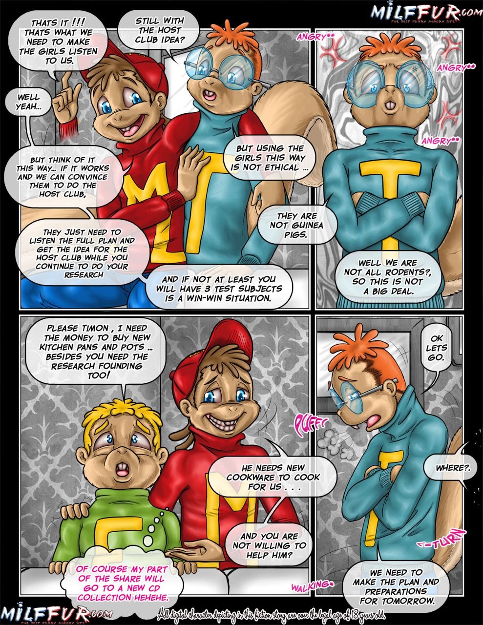 Melvin And The Chips (Alvin And The Chipmunks) [MILFFur] 1 . Melvin And The Chips - Chapter 1 (Alvin And The Chipmunks) [MILFFur] – page 3
