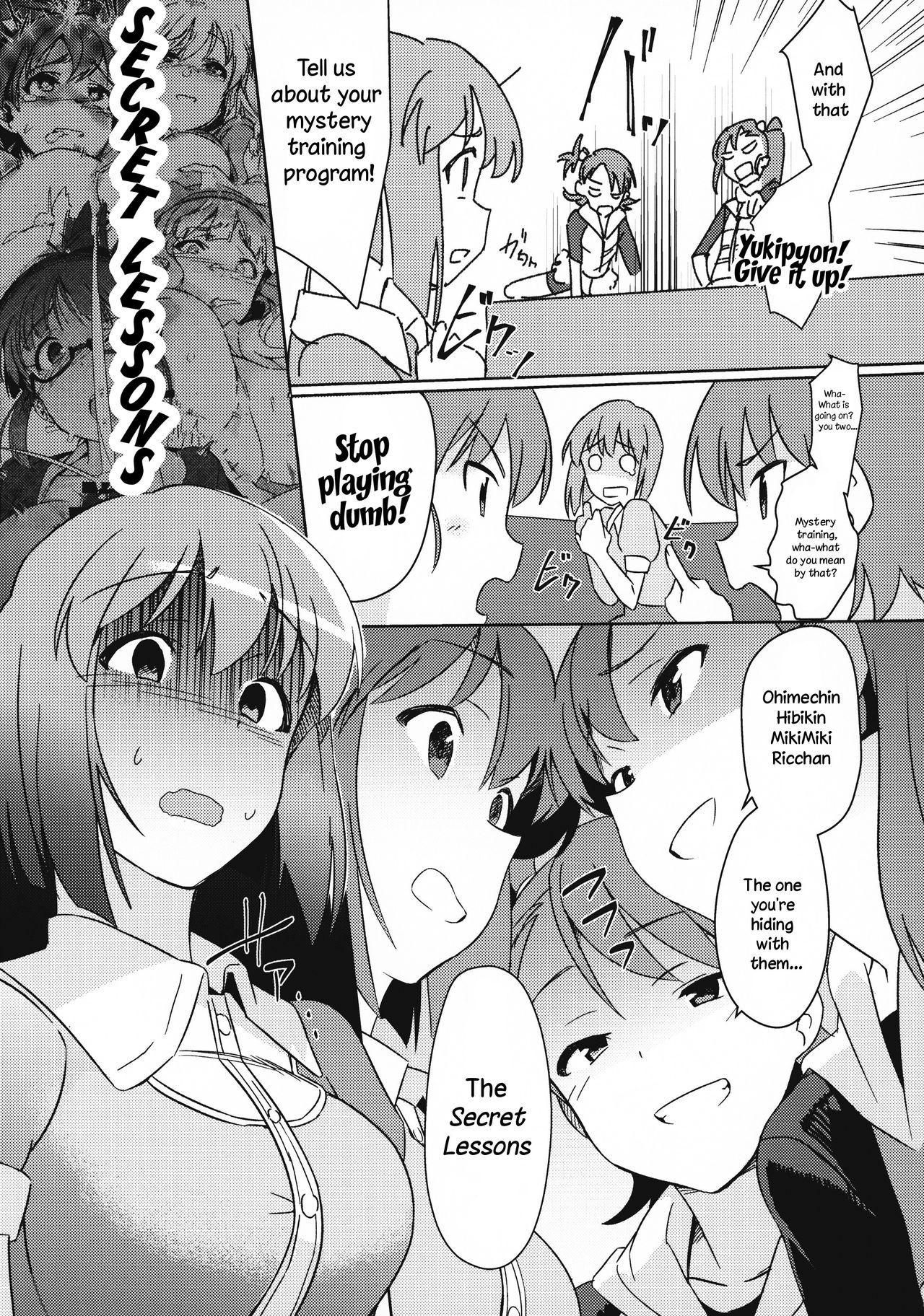 Yuki Chinpo (The Idolmaster) [Momo no Suidousui] 5 . Yuki Chinpo - Chapter 5 - Futanari Yukiho to Ami Mami ga Himitsu no Tokkun Suru Hon (The Idolmaster) [Momo no Suidousui] – page 4