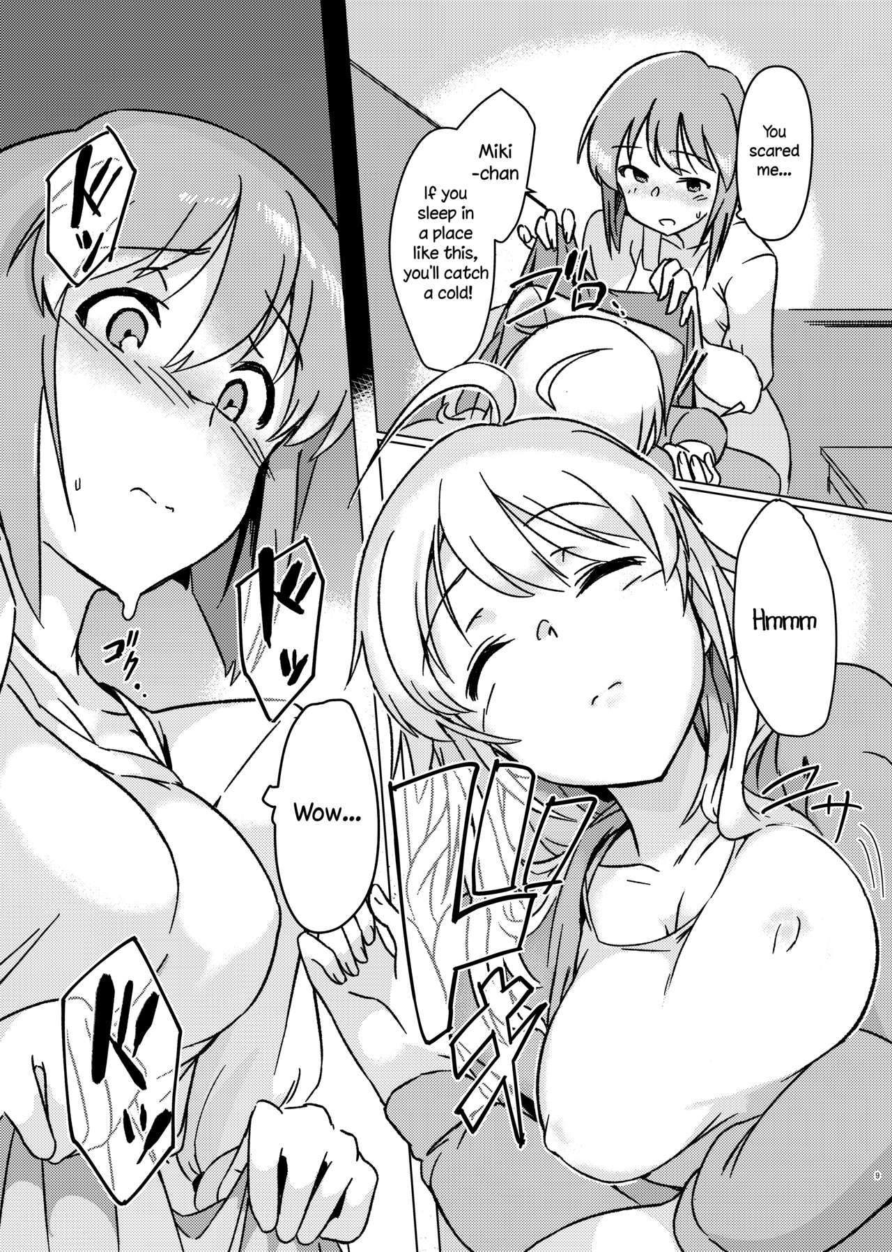 Yuki Chinpo (The Idolmaster) [Momo no Suidousui] 2 . Yuki Chinpo  - Chapter 2 - Futanari Yukiho to Neteta Miki (The Idolmaster) [Momo no Suidousui] – page 8