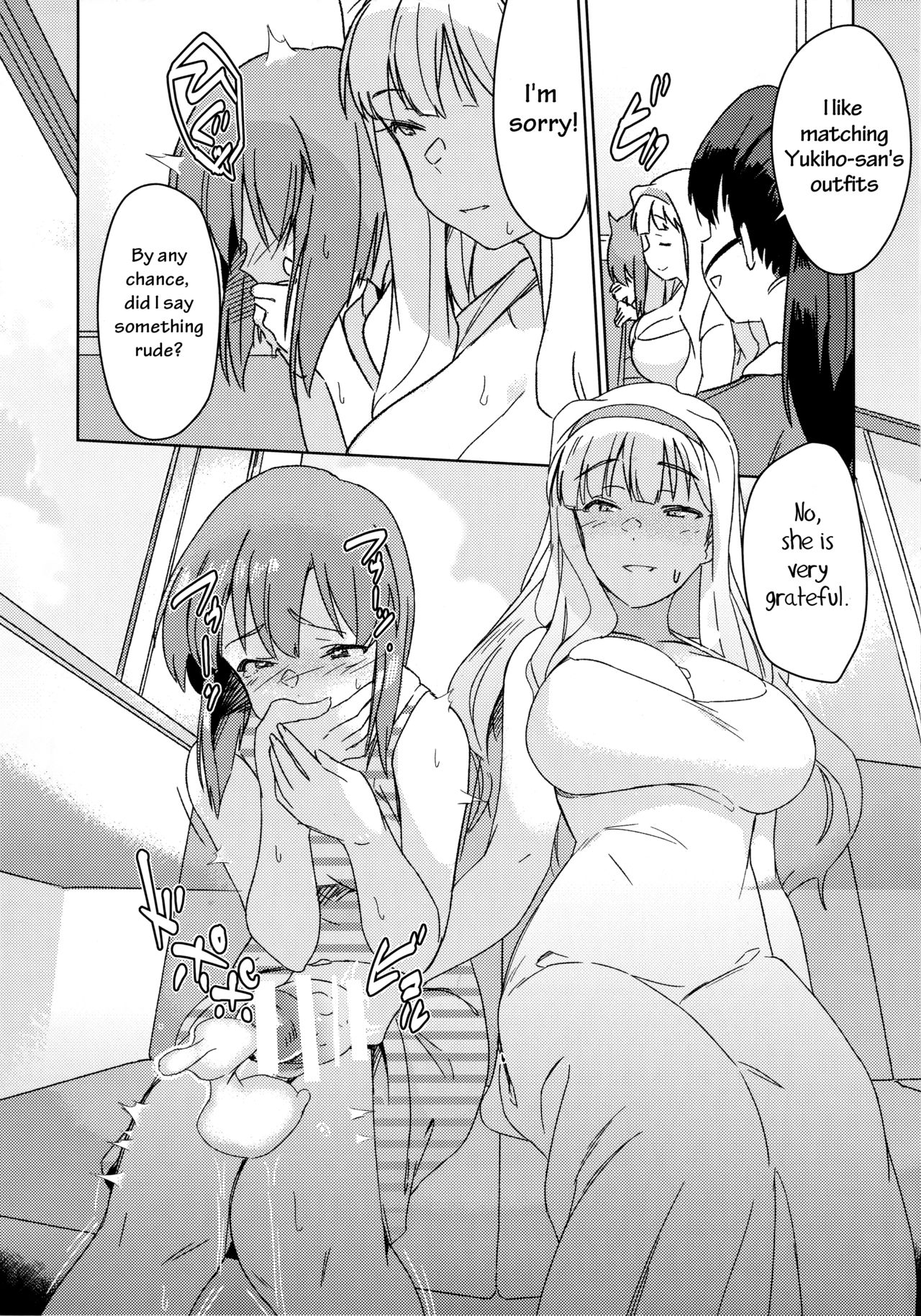 Yuki Chinpo (The Idolmaster) [Momo no Suidousui] 3 . Yuki Chinpo  - Chapter 3 - Futanari Yukiho to Takane ga Date Suru Hon (The Idolmaster) [Momo no Suidousui] – page 10