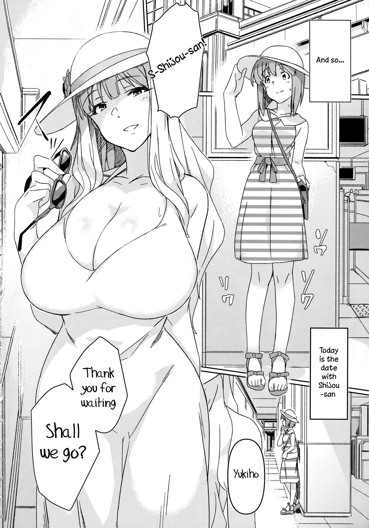 Yuki Chinpo (The Idolmaster) [Momo no Suidousui] 3 . Yuki Chinpo  - Chapter 3 - Futanari Yukiho to Takane ga Date Suru Hon (The Idolmaster) [Momo no Suidousui] – page 3