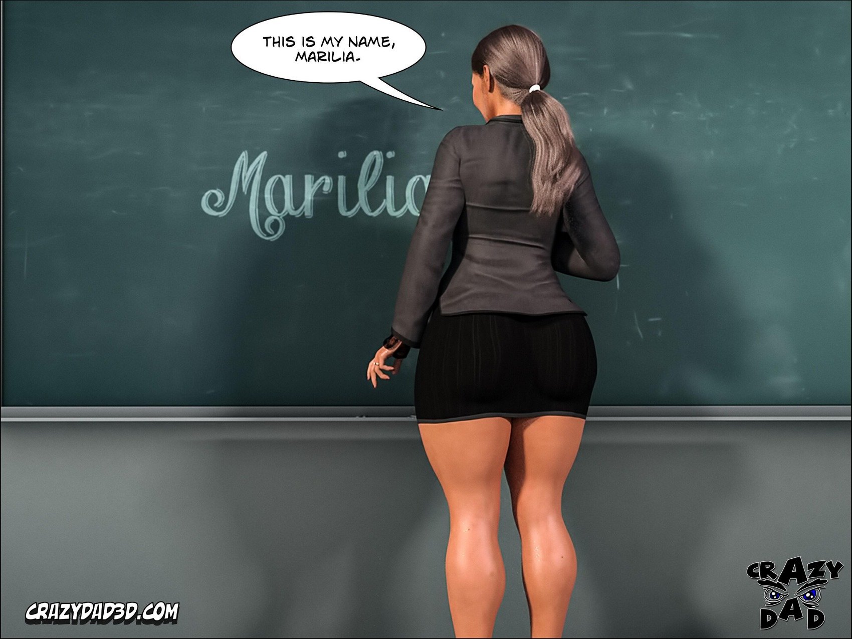 Spank [CrazyDad3D] 2 . Spank - Teacher Marilia - Chapter 1 [CrazyDad3D] – page 18