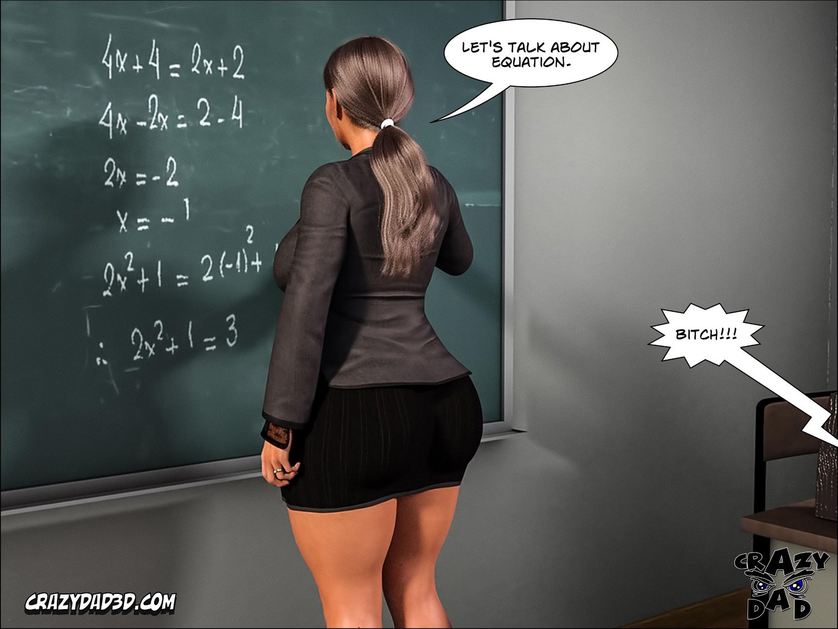 Spank [CrazyDad3D] 2 . Spank - Teacher Marilia - Chapter 1 [CrazyDad3D] – page 28